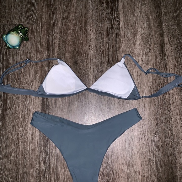 Grayish green bathing suit - Picture 2 of 5